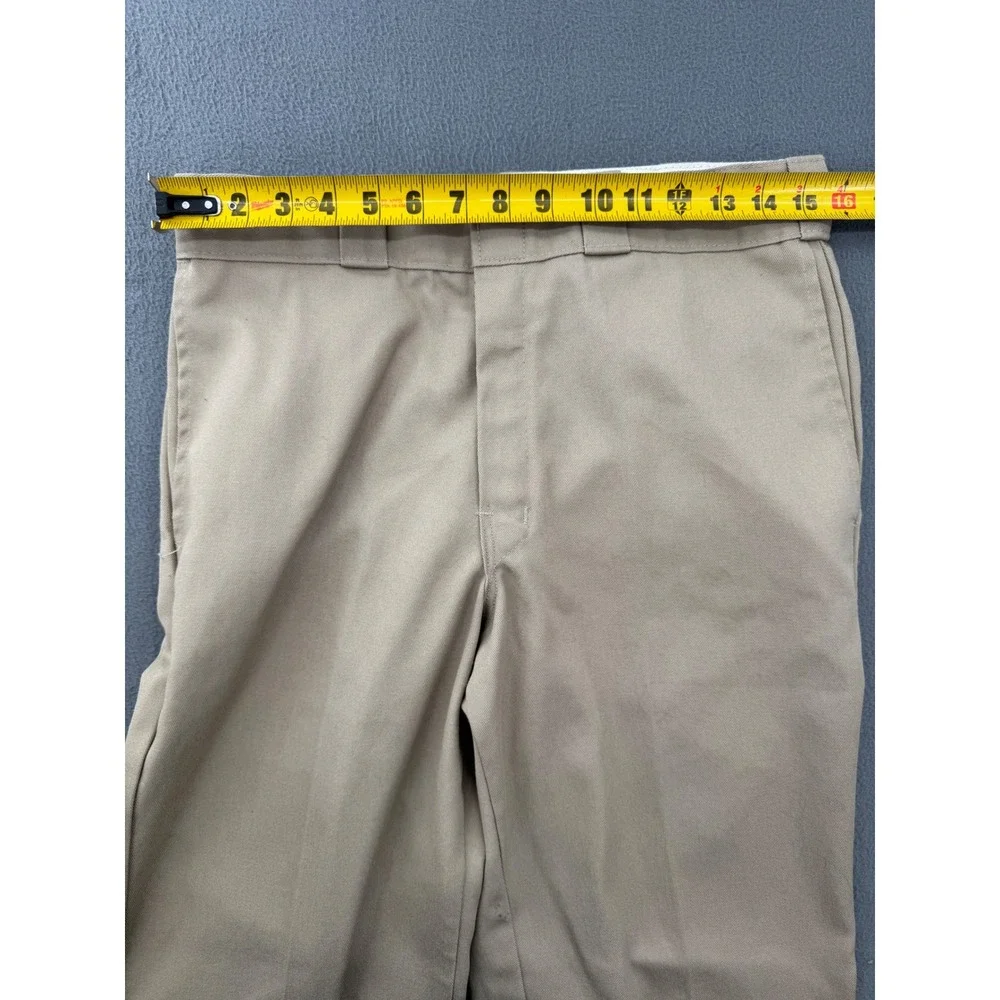 Dickies 874 Work Pants 32x32 Khaki Original Fit Straight Leg Uniform Workwear